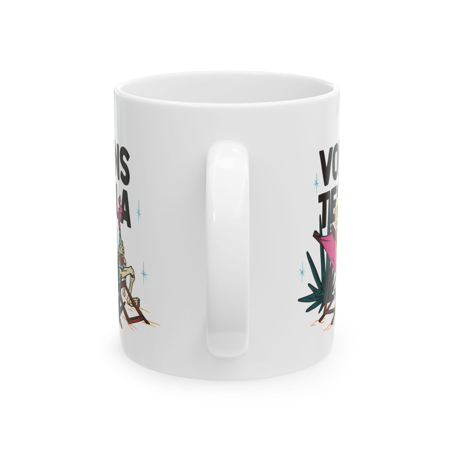 Vollans Tequila Calavera Ceramic Mug