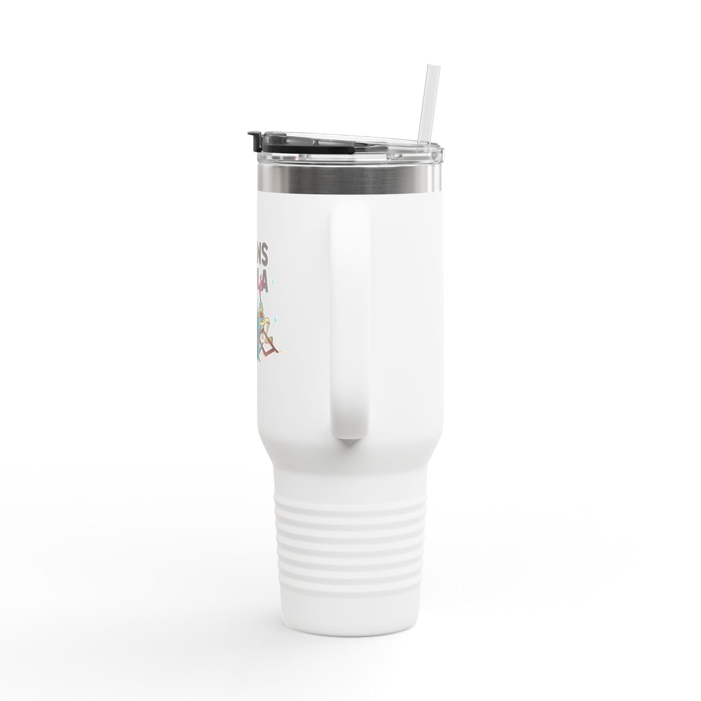 Insulated Travel Mug - Volans Tequila Design, 40oz Adventure Companion