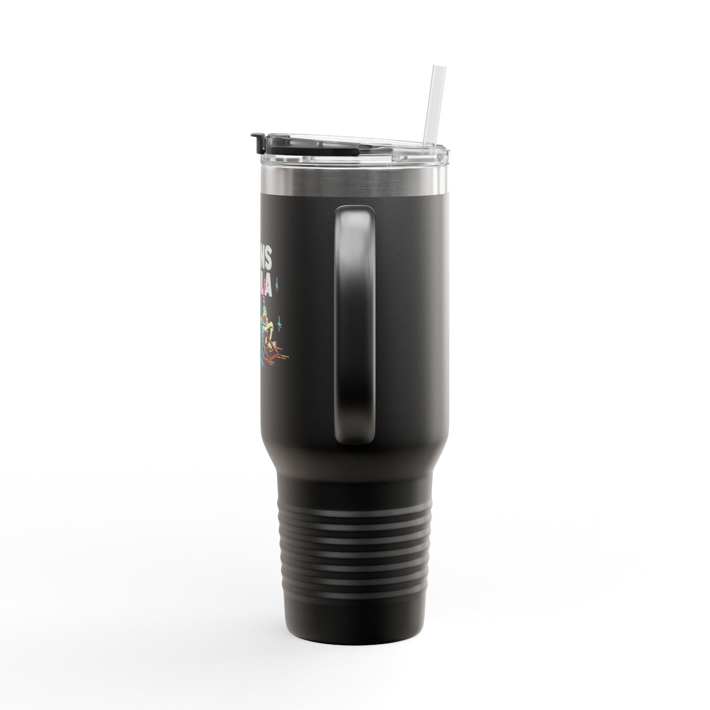 Insulated Travel Mug - Volans Tequila Design, 40oz Adventure Companion