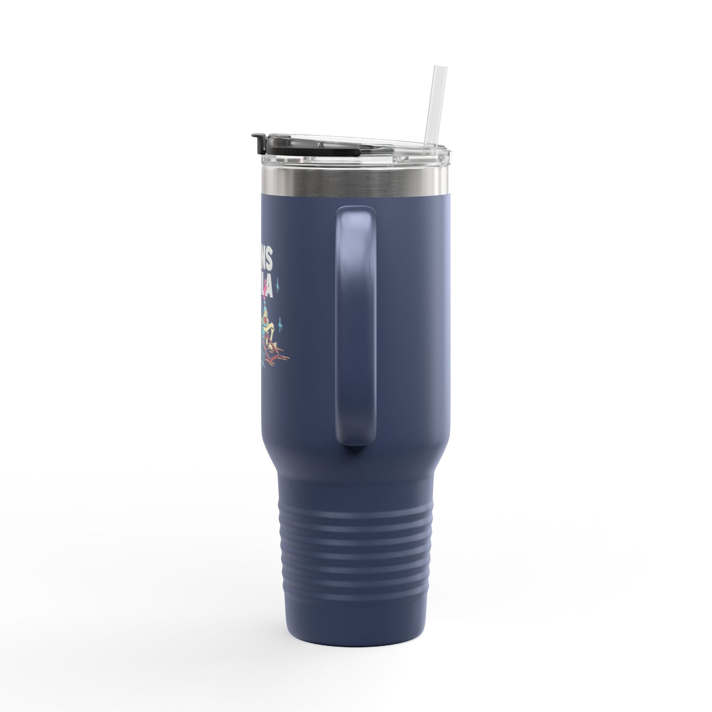 Insulated Travel Mug - Volans Tequila Design, 40oz Adventure Companion
