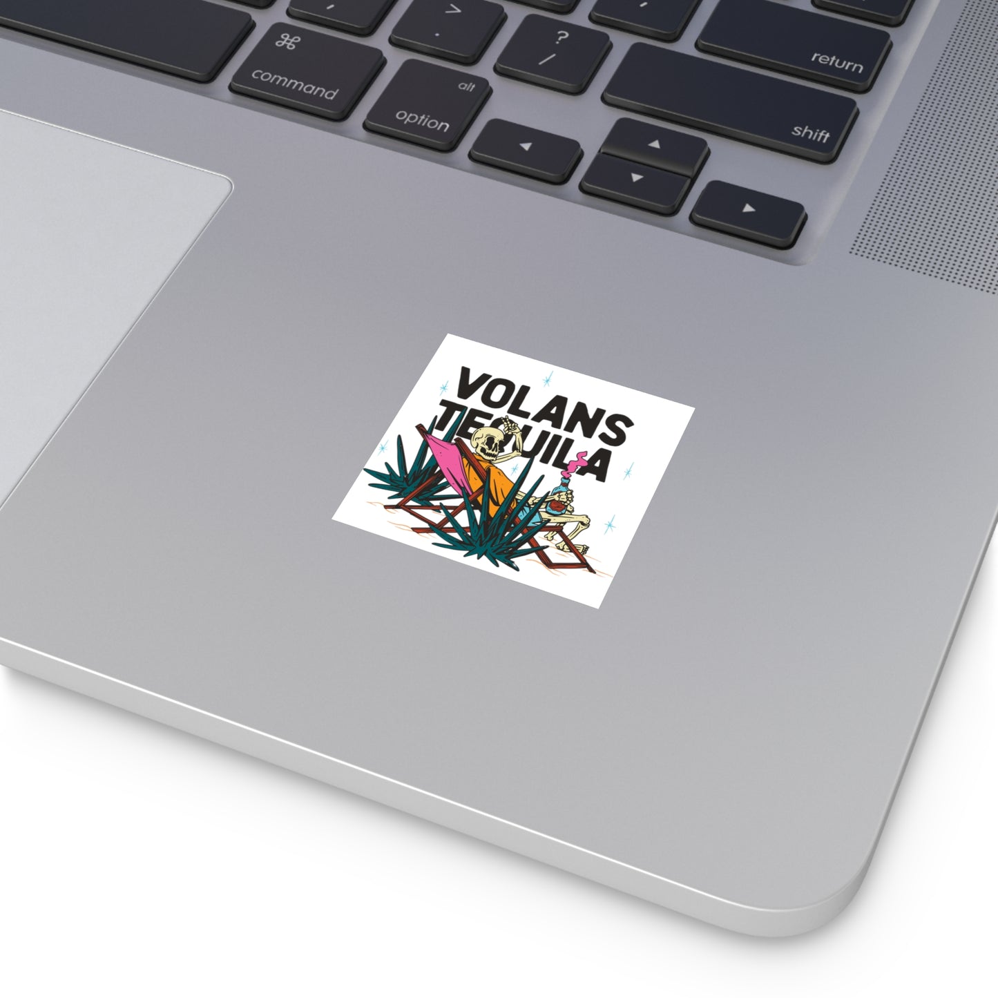 Vinyl Sticker - "Volans Tequila" Skeleton Beach Vibes