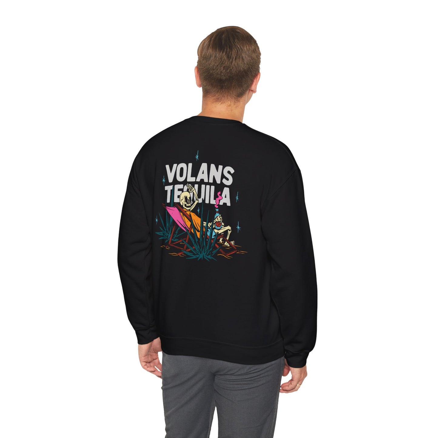 Volans Tequila Calavera Crewneck Sweatshirt
