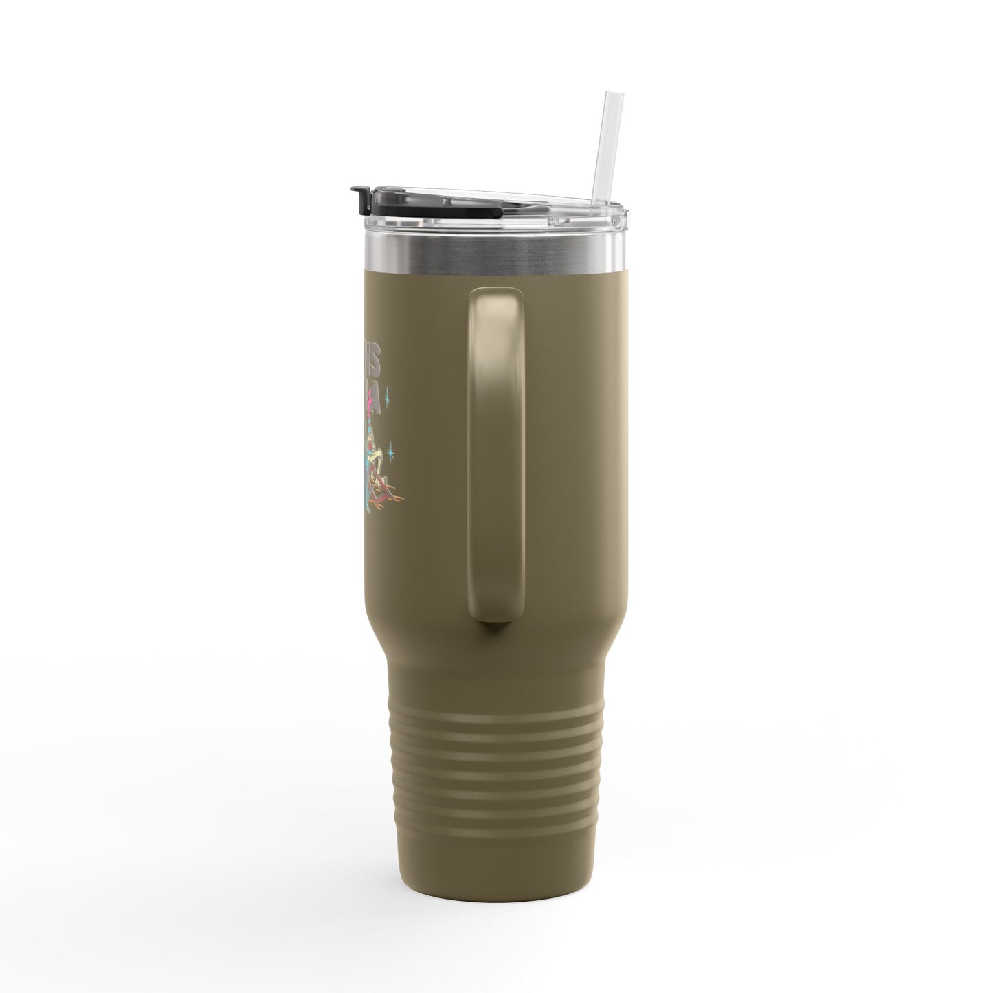 Insulated Travel Mug - Volans Tequila Design, 40oz Adventure Companion