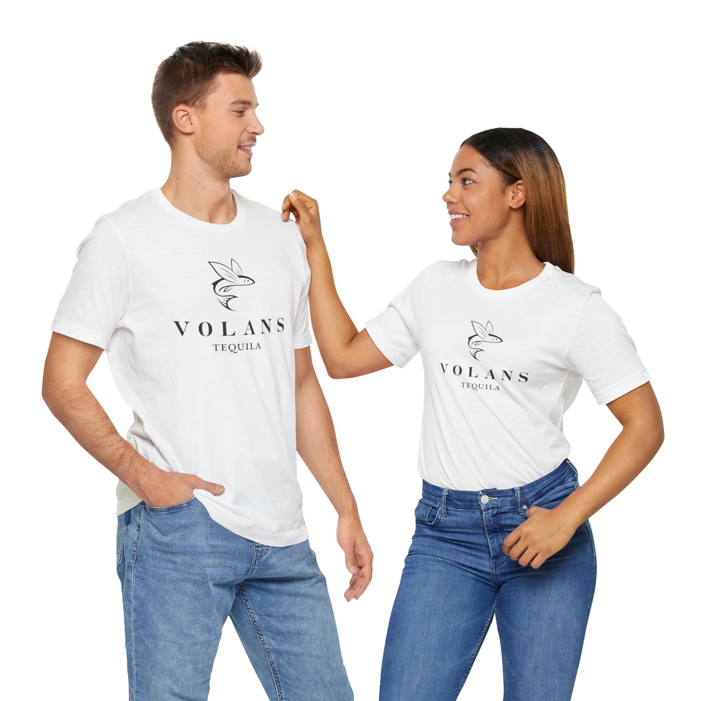 Volans Tequila Short Sleeve Tee in White